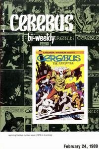 Cover Thumbnail for Cerebus Bi-Weekly (Aardvark-Vanaheim, 1988 series) #7