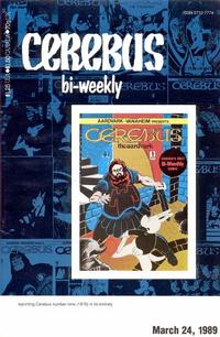 Cover for Cerebus Bi-Weekly (Aardvark-Vanaheim, 1988 series) #9
