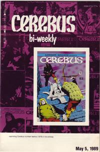 Cover Thumbnail for Cerebus Bi-Weekly (Aardvark-Vanaheim, 1988 series) #12