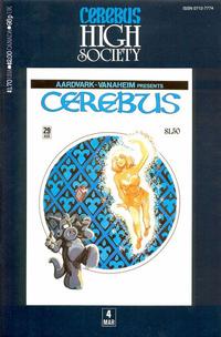 Cover Thumbnail for Cerebus: High Society (Aardvark-Vanaheim, 1990 series) #4