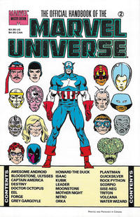 Cover Thumbnail for The Official Handbook of the Marvel Universe: Master Edition (Marvel, 1990 series) #2