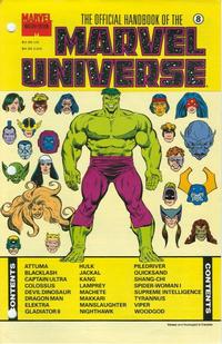 Cover Thumbnail for The Official Handbook of the Marvel Universe: Master Edition (Marvel, 1990 series) #8