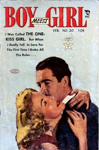 Cover Thumbnail for Boy Meets Girl (Lev Gleason, 1950 series) #20