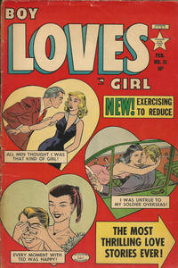 Cover Thumbnail for Boy Loves Girl (Lev Gleason, 1952 series) #31