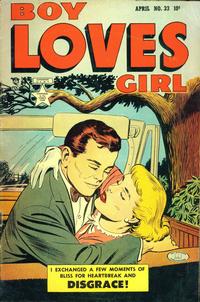 Cover Thumbnail for Boy Loves Girl (Lev Gleason, 1952 series) #33