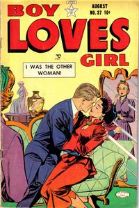 Cover Thumbnail for Boy Loves Girl (Lev Gleason, 1952 series) #37