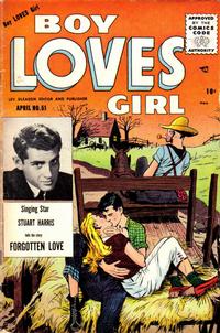 Cover Thumbnail for Boy Loves Girl (Lev Gleason, 1952 series) #51