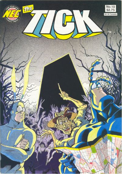 Cover for The Tick (New England Comics, 1988 series) #10