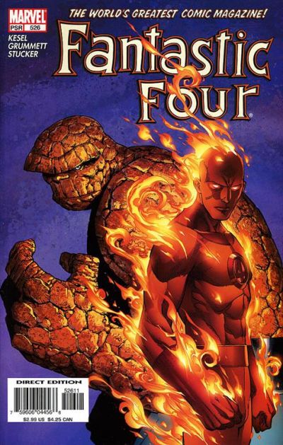Cover for Fantastic Four (Marvel, 1998 series) #526 [Direct Edition]