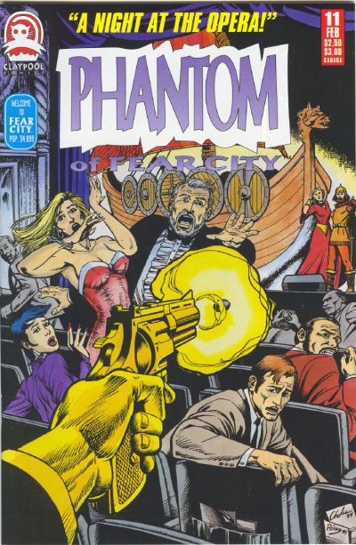 Cover for Phantom of Fear City (Claypool Comics, 1993 series) #11