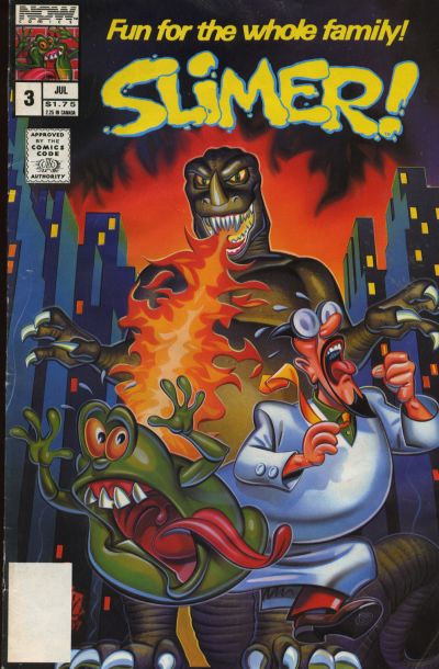 Cover for Slimer! (Now, 1989 series) #3 [Direct]
