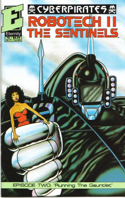 Cover for Robotech II: The Sentinels: Cyberpirates (Malibu, 1991 series) #2