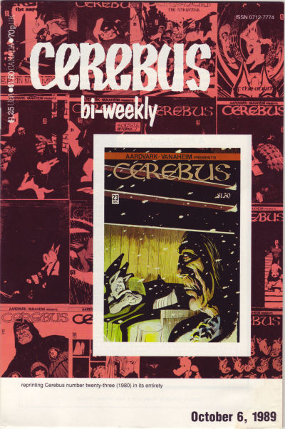 Cover for Cerebus Bi-Weekly (Aardvark-Vanaheim, 1988 series) #23