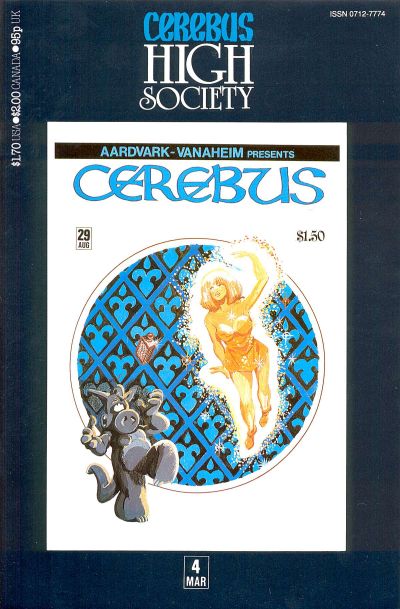 Cover for Cerebus: High Society (Aardvark-Vanaheim, 1990 series) #4