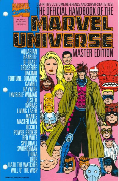 Cover for The Official Handbook of the Marvel Universe: Master Edition (Marvel, 1990 series) #21