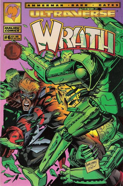 Cover for Wrath (Malibu, 1994 series) #6
