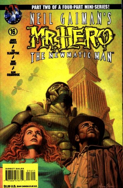 Cover for Neil Gaiman's Mr. Hero - The Newmatic Man (Big Entertainment, 1995 series) #16