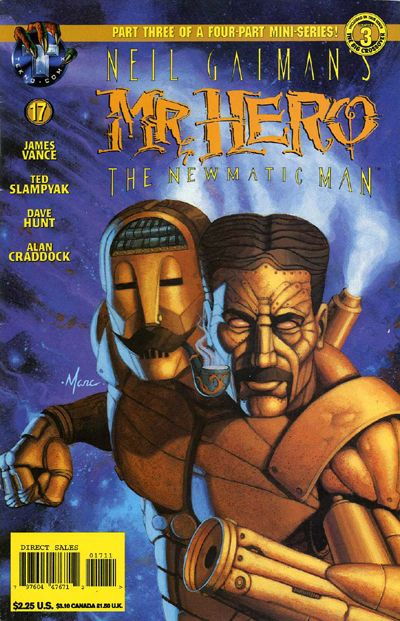 Cover for Neil Gaiman's Mr. Hero - The Newmatic Man (Big Entertainment, 1995 series) #17