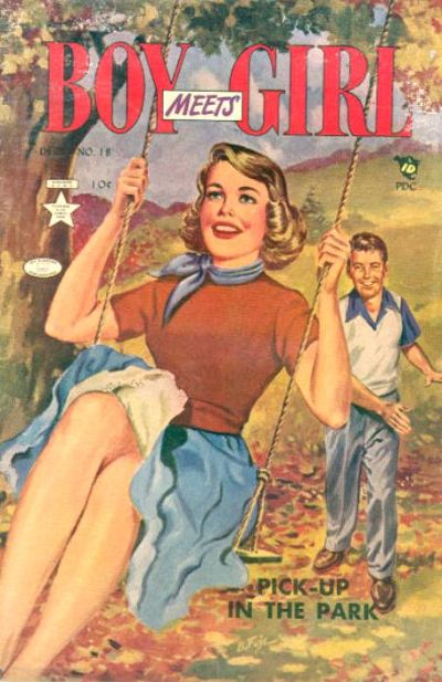 Cover for Boy Meets Girl (Lev Gleason, 1950 series) #18
