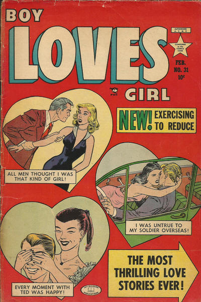 Cover for Boy Loves Girl (Lev Gleason, 1952 series) #31