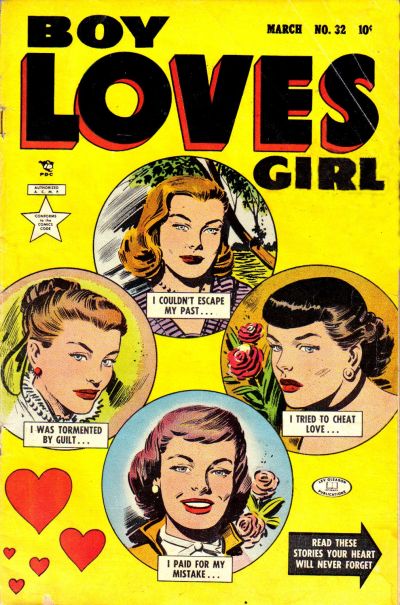 Cover for Boy Loves Girl (Lev Gleason, 1952 series) #32