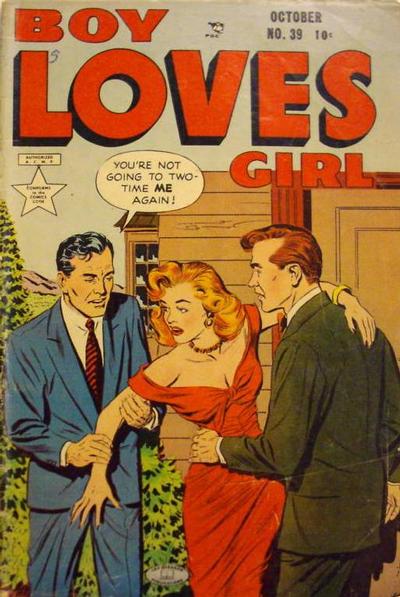 Cover for Boy Loves Girl (Lev Gleason, 1952 series) #39