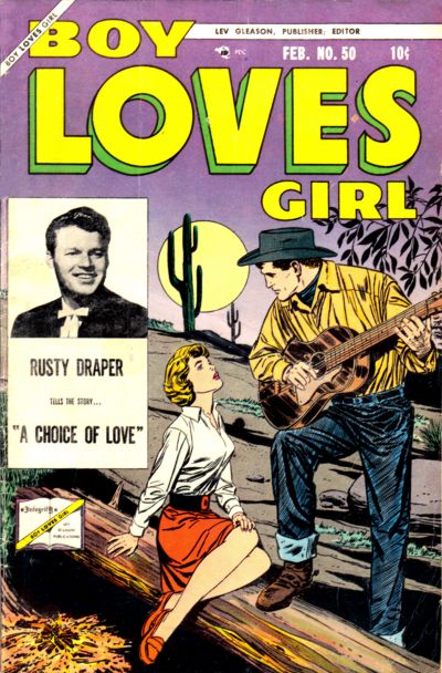 Cover for Boy Loves Girl (Lev Gleason, 1952 series) #50