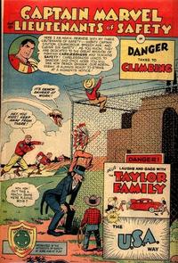 Cover Thumbnail for Captain Marvel and the Lieutenants of Safety (Fawcett, 1950 series) #[2]