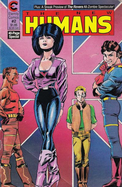 Cover for The New Humans (Malibu, 1987 series) #2