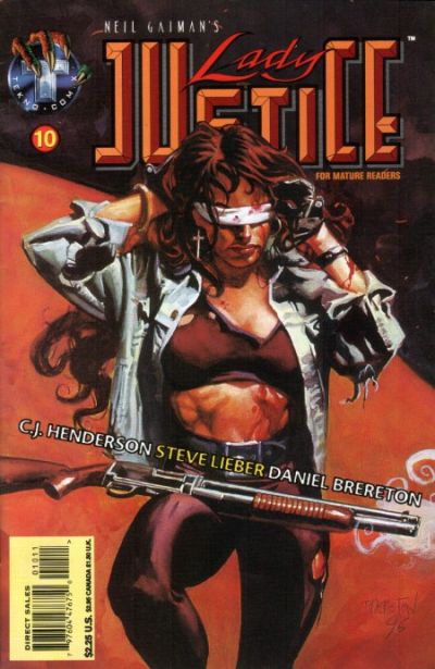 Cover for Neil Gaiman's Lady Justice (Big Entertainment, 1995 series) #10