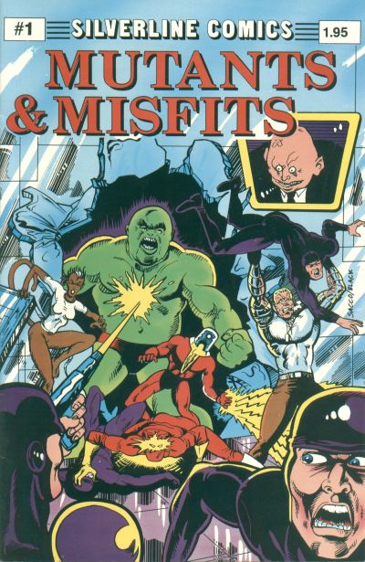 Cover for Mutants and Misfits (Silverline Comics [1980s], 1987 series) #1