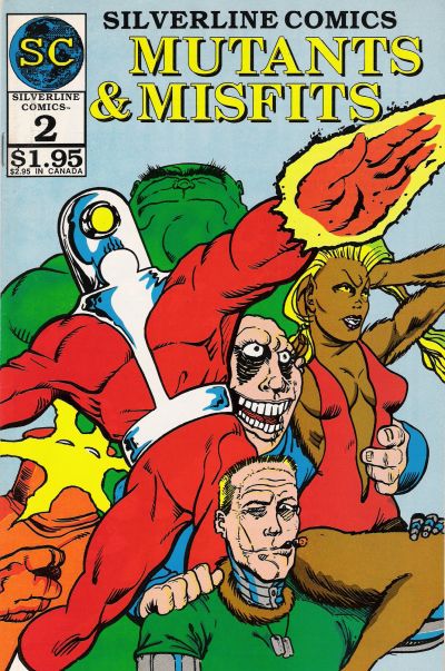 Cover for Mutants and Misfits (Silverline Comics [1980s], 1987 series) #2