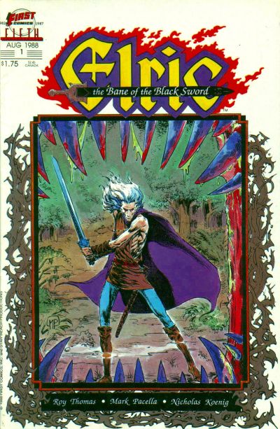 Cover for Elric: The Bane of the Black Sword (First, 1988 series) #1