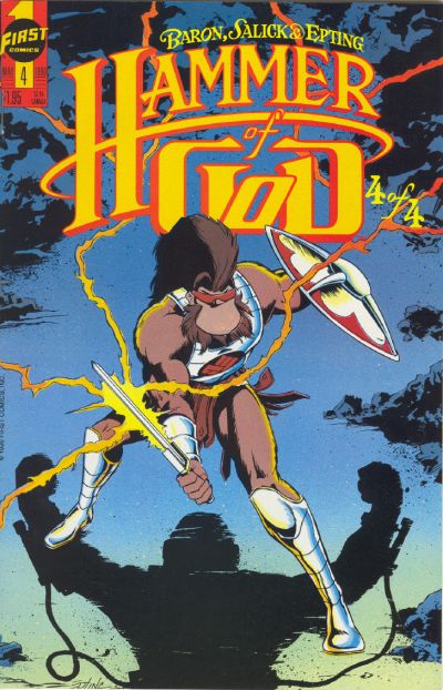 Cover for Hammer of God (First, 1990 series) #4