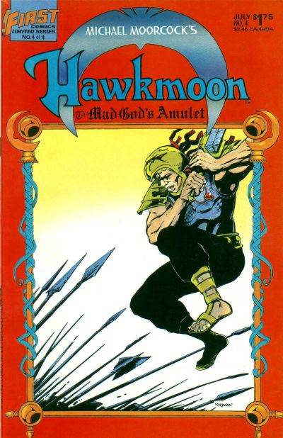 Cover for Hawkmoon: The Mad God's Amulet (First, 1987 series) #4