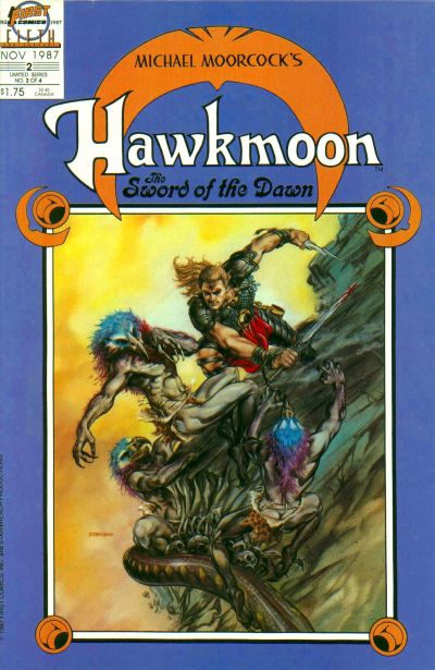 Cover for Hawkmoon: The Sword of the Dawn (First, 1987 series) #2
