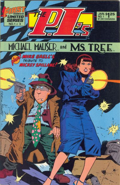 Cover for The P.I.'s: Michael Mauser and Ms. Tree (First, 1985 series) #1