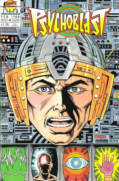Cover for Psychoblast (First, 1987 series) #4