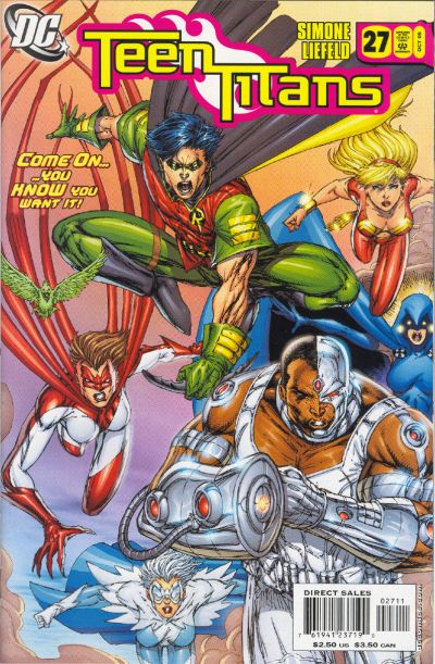 Cover for Teen Titans (DC, 2003 series) #27 [Direct Sales]