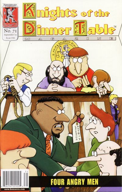 Cover for Knights of the Dinner Table (Kenzer and Company, 1997 series) #71