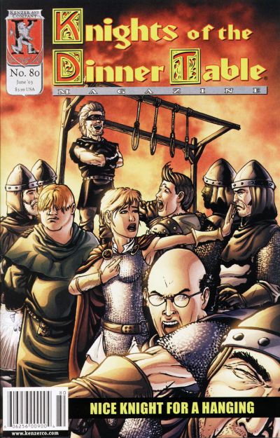 Cover for Knights of the Dinner Table (Kenzer and Company, 1997 series) #80