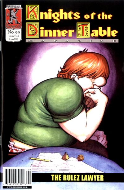 Cover for Knights of the Dinner Table (Kenzer and Company, 1997 series) #99