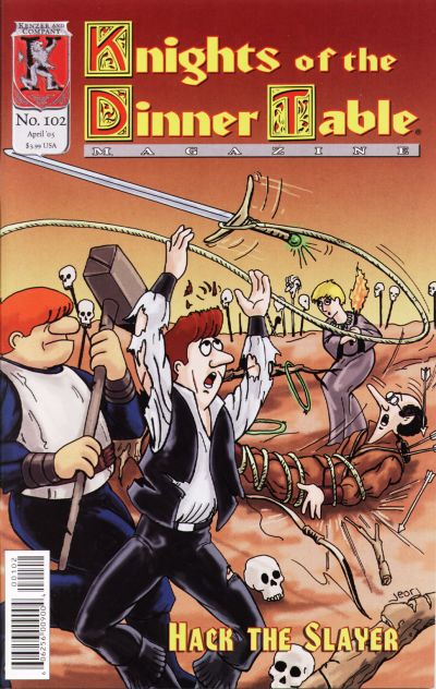 Cover for Knights of the Dinner Table (Kenzer and Company, 1997 series) #102