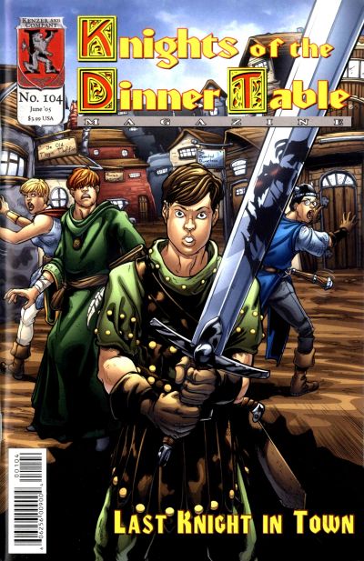 Cover for Knights of the Dinner Table (Kenzer and Company, 1997 series) #104