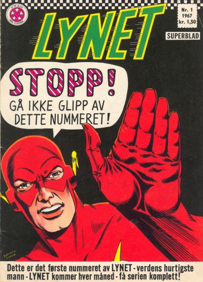 Cover for Lynet (Serieforlaget / Se-Bladene / Stabenfeldt, 1967 series) #1/1967