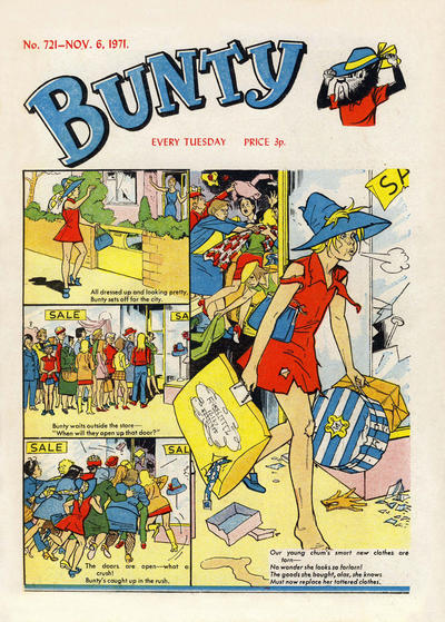 Cover for Bunty (D.C. Thomson, 1958 series) #721