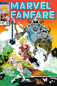 Cover Thumbnail for Marvel Fanfare (Marvel, 1982 series) #24