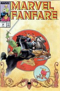 Cover Thumbnail for Marvel Fanfare (Marvel, 1982 series) #34