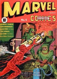 Cover Thumbnail for Marvel Mystery Comics (Marvel, 1939 series) #5