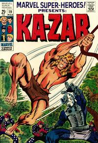 Cover for Marvel Super-Heroes (Marvel, 1967 series) #19